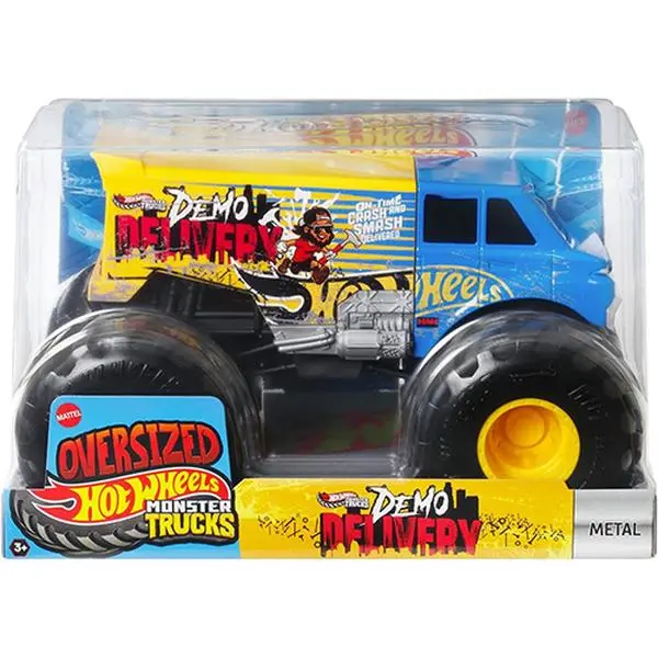 Mattel - Hot Wheels Oversized Monster Trucks - DEMO DELIVERY (1:24 Scale) JCC85