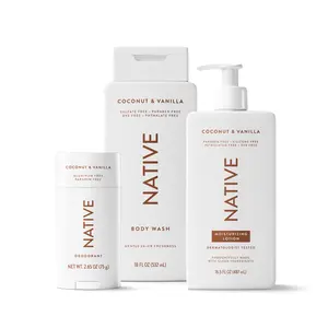 NATIVE Body Care Trio – Aluminum-Free Deodorant, Hydrating Body Wash & Moisturizing Lotion NATIVE Body Care Trio – Aluminum-Free Deodorant, Hydrating Body Wash & Moisturizing Lotion