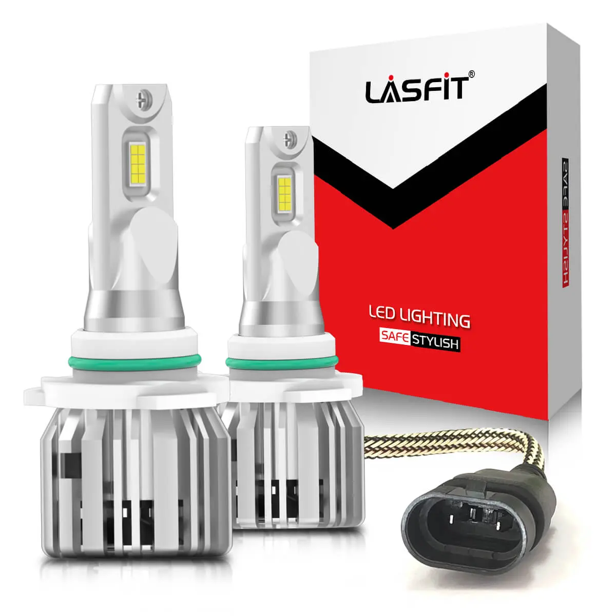 Lasfit 50W H10 9145 9140 9055 LC Plus Series | 5,000LM 6000K LED Fog Light Bulbs Lasfit 50W H10 9145 9140 9055 LC Plus Series | 5,000LM 6000K LED Fog Light Bulbs