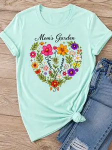 Personalized Mom Floral Shirt | Custom Name Mama Tee | Mother’s Day Gift | Bella Canvas Shirt
