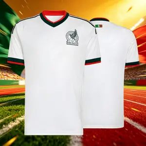 2026 Mexico Home Away Short And Long Sleeve Soccer Jersey Fans Version Breathable