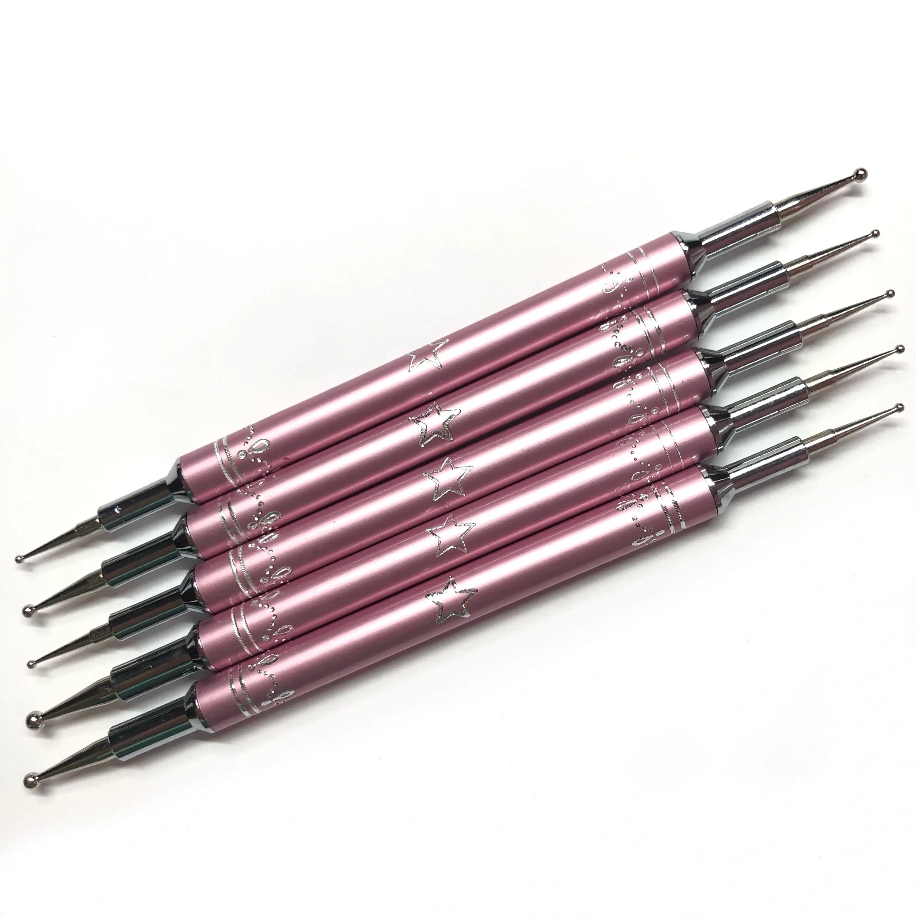 PINK DOTTING TOOL DOUBLE-SIDED SET – 5 PIECE