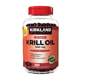 Kirkland Signature Krill Oil 500mg, 180 Softgels