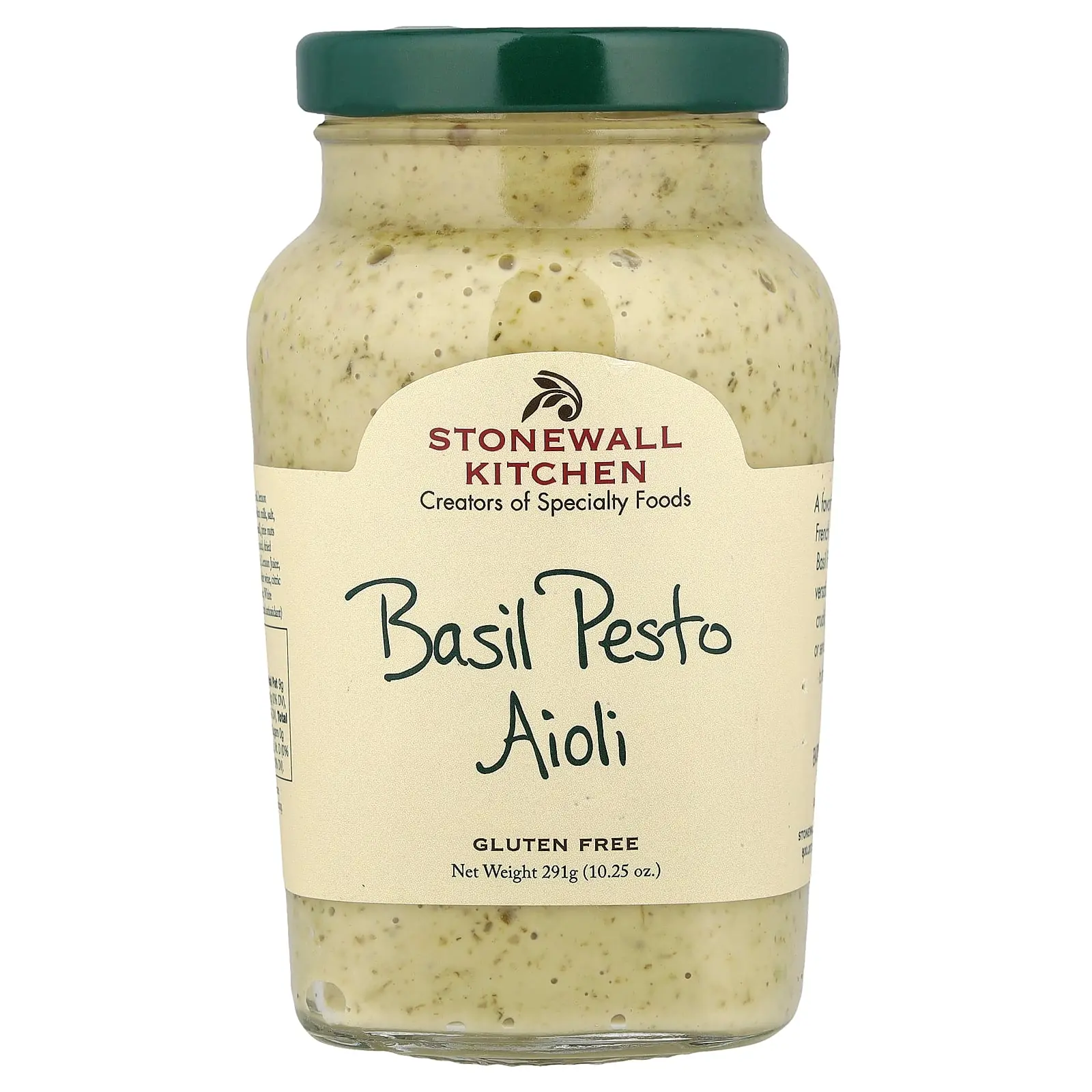 Stonewall Kitchen Basil Pesto Aioli, 10.25 oz (291 g)