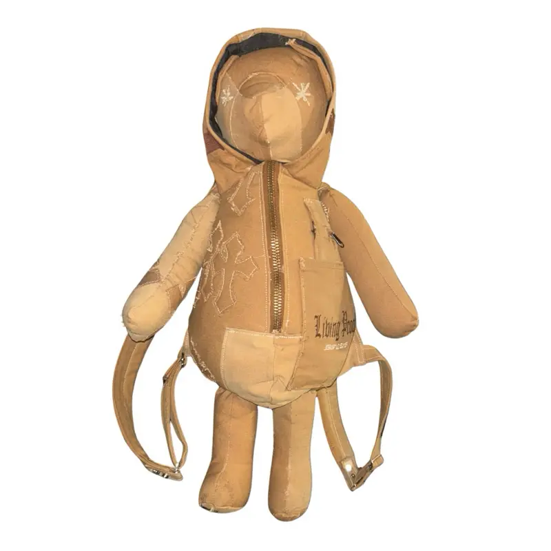 Teddy Bear Backpack (Up cycled)