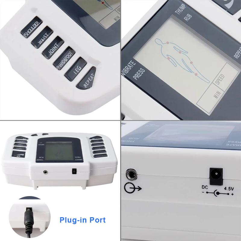 KRES1010 Dual Power Frequency Therapy Device, 8 Intensity Levels, Plug-in & Battery Operated, Portable Pain Relief Massager