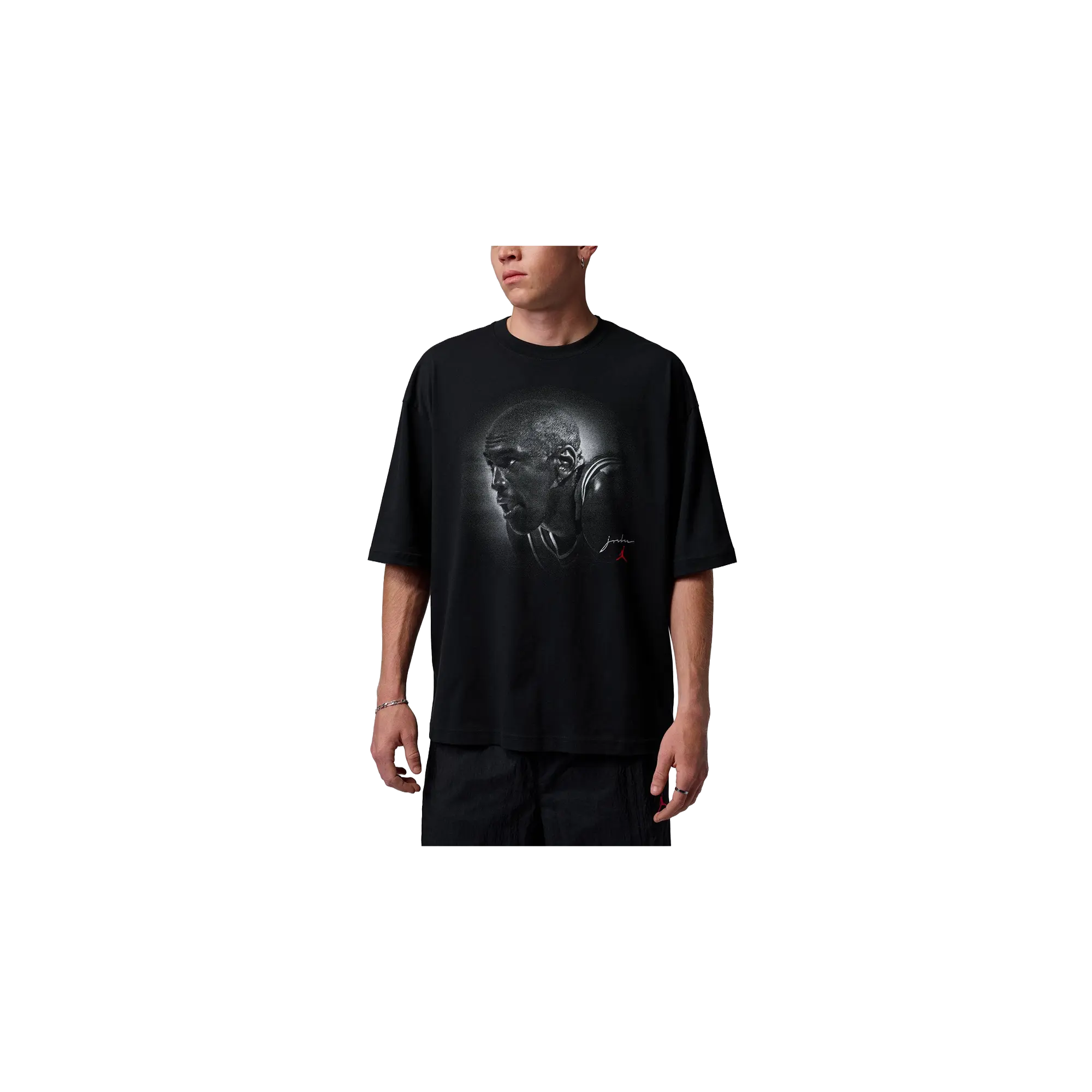 Jordan Flight Essentials Big Face Graphic T-Shirt "Black" IF3123 010
