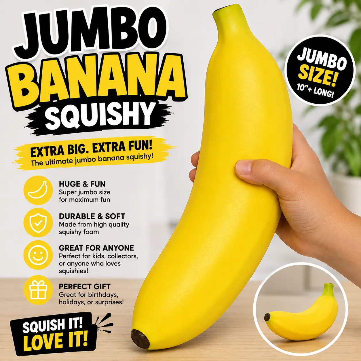 Jumbo Squishy Banana