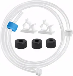 Sink Soap Dispenser Extension Tube Kit with Upgraded Check Valve, Premium 47" Under Counter Soap Dispenser Tube