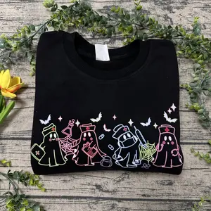 Nurse Ghost Sweatshirt, Nurse Sweatshirt, Halloween Neon Sweatshirt, Halloween Ghost Sweatshirt, Halloween Ghost Neon Sweatshirt, Halloween Party Sweatshirt, Neon Halloween, Nurse Life, Nurse Sweaters