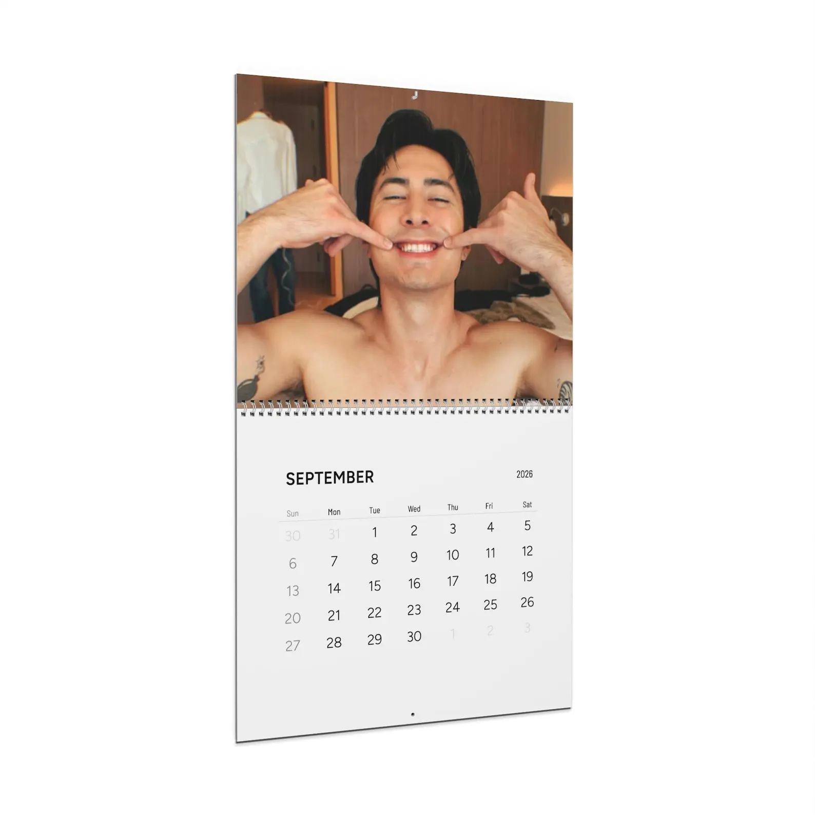 Hudson Williams Portraits 2027 Wall Calendar | Photo Month-By-Month
