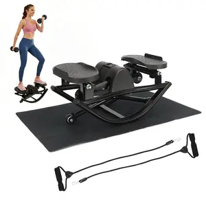 ateral Stepper Machine, Low-Impact Exercise Equipment for Knees & Joints, Portable Compact Side to Side Workout Machine with Digital Display