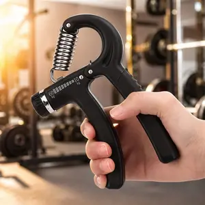 Adjustable Hand Grip Strengthener - Portable Forearm, Finger & Wrist Trainer for Athletes, Musicians & Rock Climbers. Enhance Grip, Flexibility & Blood Circulation. Ideal for Home Gym, Rehab & High-Intensity Training.