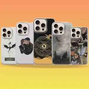Fourth Wing Phone Case, Fantasy Dragon Bookish Compatible with iPhone X, 11, 12, 13, 14, 15, 16, 17 Plus Pro Promax & SS Galaxy S21-25 Series