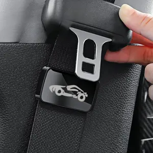 Magnetic Anchor Point for Car Seat Belt, 2 Counts Adjustable Limiters, Car Interior Accessories
