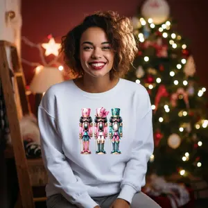 Nutcracker DTF Transfer Full Color 325°F High Pressure 10 Inches Wide Customized Craft