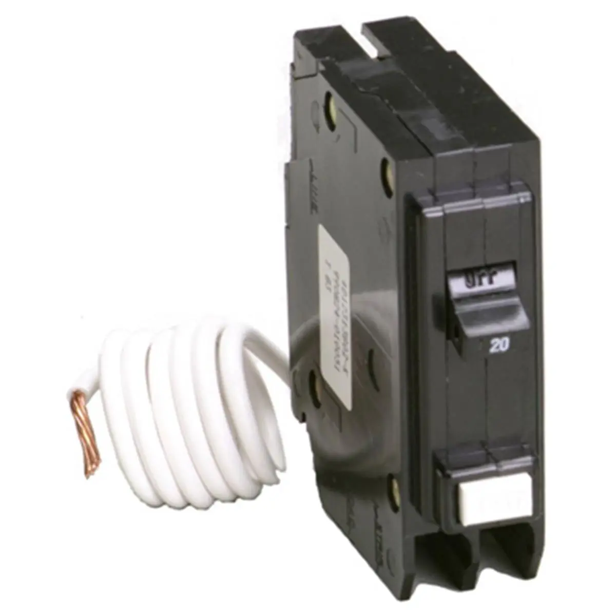 Eaton GFTCB115CS Single Pole Self-Test Ground Fault Circuit Breaker, 15A Capacity, 120V Operation, Ground Fault Protection