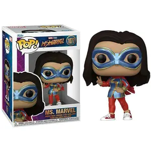 Funko Pop! Ms. Marvel 1077 Vinyl Figure in PopShield Protector
