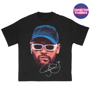 Neymar Big Face Oversized Youth + Adult  T-shirt, vintage y2k, graphic tees, mens clothing, youth boys clothing, streetwear, gift for fan, Soccer shirt