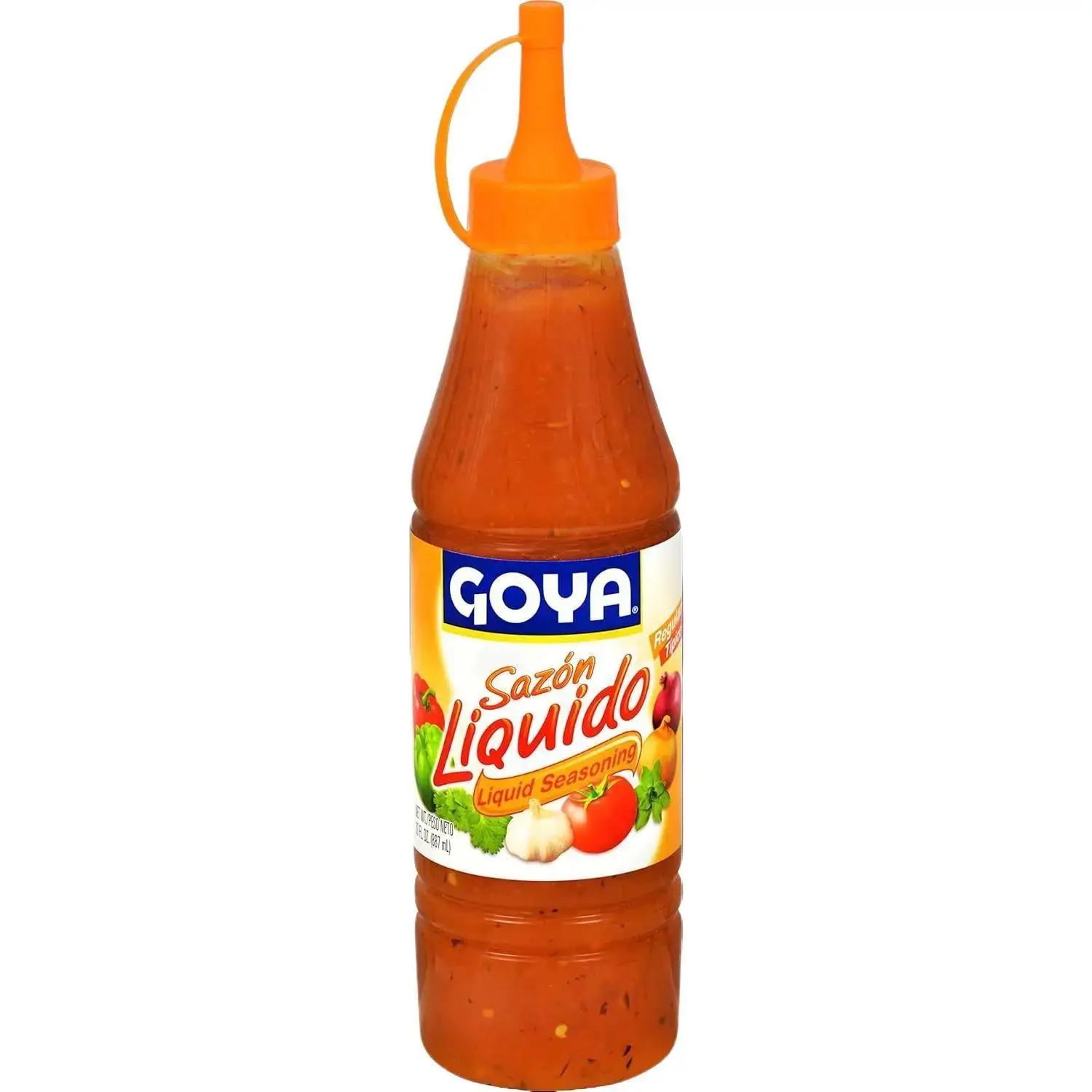 Goya Sazón Liquido Gluten-Free Chilled Spice Seasoning, 30 Fl Oz (1.88 lb) Bottle - Onion-Infused Flavor Enhancer for Rice, Beef, Marinating Meats, Stews & Everyday Cooking