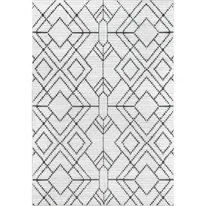 Echo Multi Diamond Machine Washable Area Rug