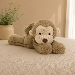 Jellycat Smudge Monkey Stuffed Animal, Medium 14 inches - Monkey Plush Toy - Classic Children's Gift