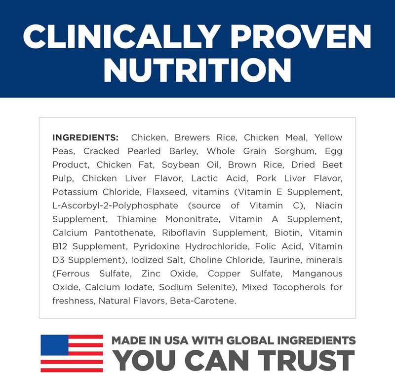 Hill's Science Diet Sensitive Stomach & Skin, Adult 1-6, Small & Mini Breeds Stomach & Skin Sensitivity Support, Dry Dog Food, Chicken Recipe, 4 lb Bag