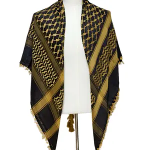 Ahla Shabab Black & Yellow Hatta/Kuffiyeh