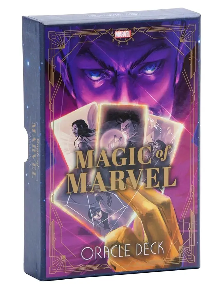 Mythic Divination Oracle Cards Deck with Guidebook - Scarlet Witch-Themed Literary Tool, Original Art Paper Set for Book Enthusiasts