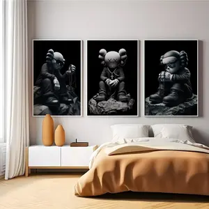 Christian Hypebeast Figure Poster Set of 3 - Printable KAWS Poster UNFRAMED