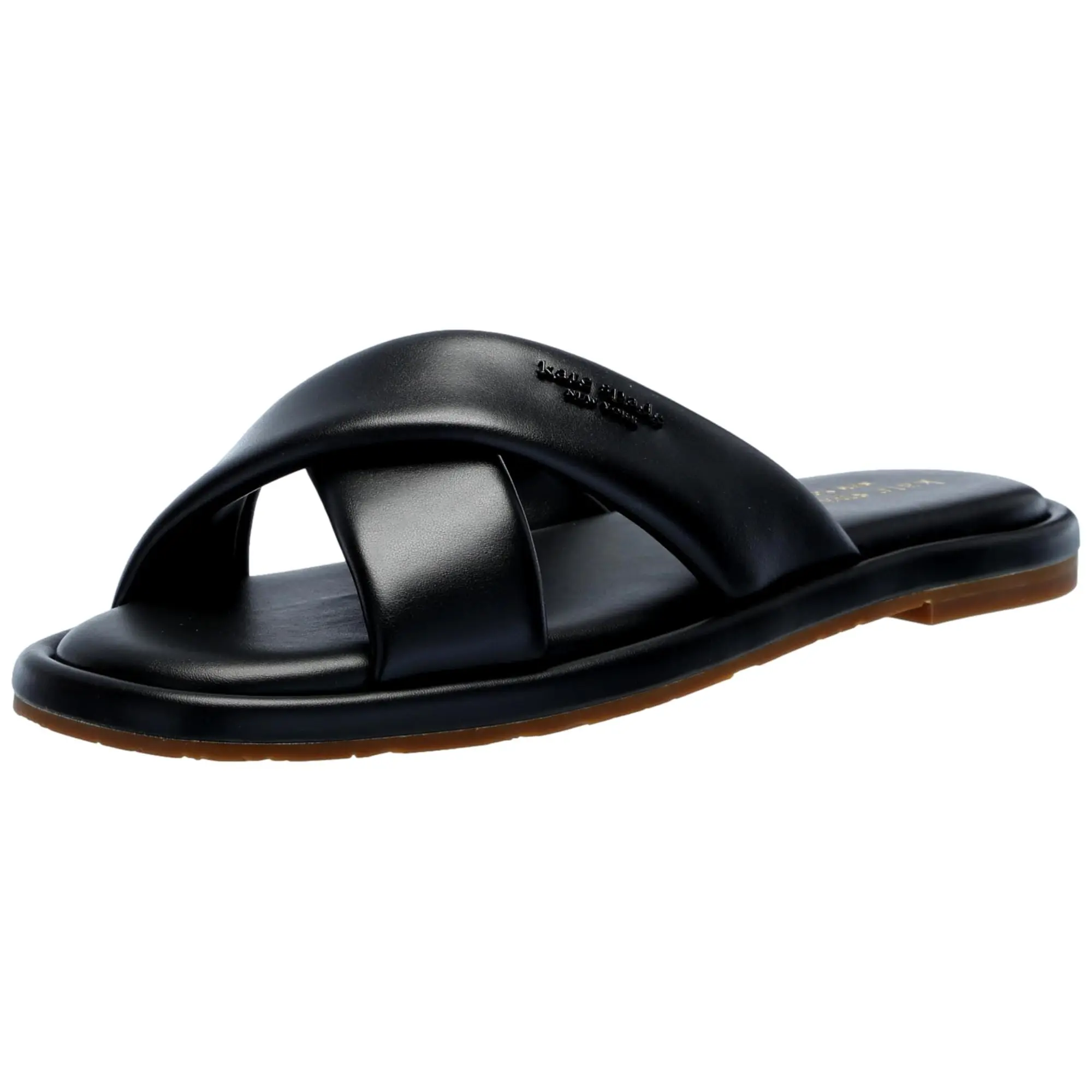 Kate Spade New York Rio Crisscross Slide Black  KH360-BLK Women's
