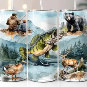 Hunting | 20oz Skinny sublimation tumbler transfer print out (TRANSFER ONLY, NOT A FINISHED TUMBLER)