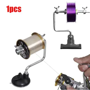 Portable Fishing Line Reel Spooler for Spinning Wheels and Lure Wheels, Adjustable Design, Suitable for Various Reel Sizes, Ideal Tool for Fishermen