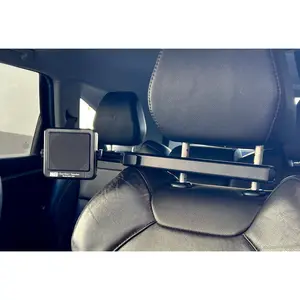 Headrest external speaker mount