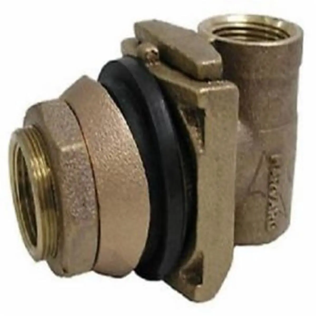 212 MAIN Heavy Duty Pitless Adapter - American Granby PT800NL, 1 in. Bronze Body, Factory Tested, Casing-Fitting for Boating Water Sports
