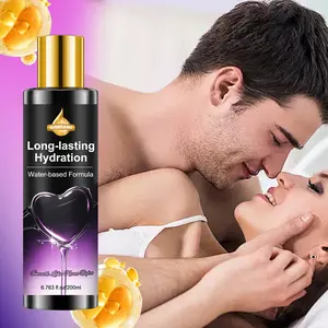 SUMFANG Water-Based Long-Lasting Moisturizing Essence 200ml – Hyaluronic Acid + Collagen Peptides, Silky Smooth and Non-Greedy | Easy to Rinse, pH Balanced | Suitable for Sensitive Skin, Enhances Comfort and Intimate Experience