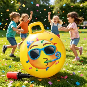 Hopper Ball for Adults, Inflatable Hippity Hop Jumping Ball, Bounce Toy, Indoor Outdoor Game for Party & Family Activities