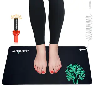 Grounding Mat for Bed, Grounding Pad for Sleep, Grounding Mattress Pad, Pad for Feet, Mats for Desk, Earth, Pads for Bedding, Gift (24"x16")
