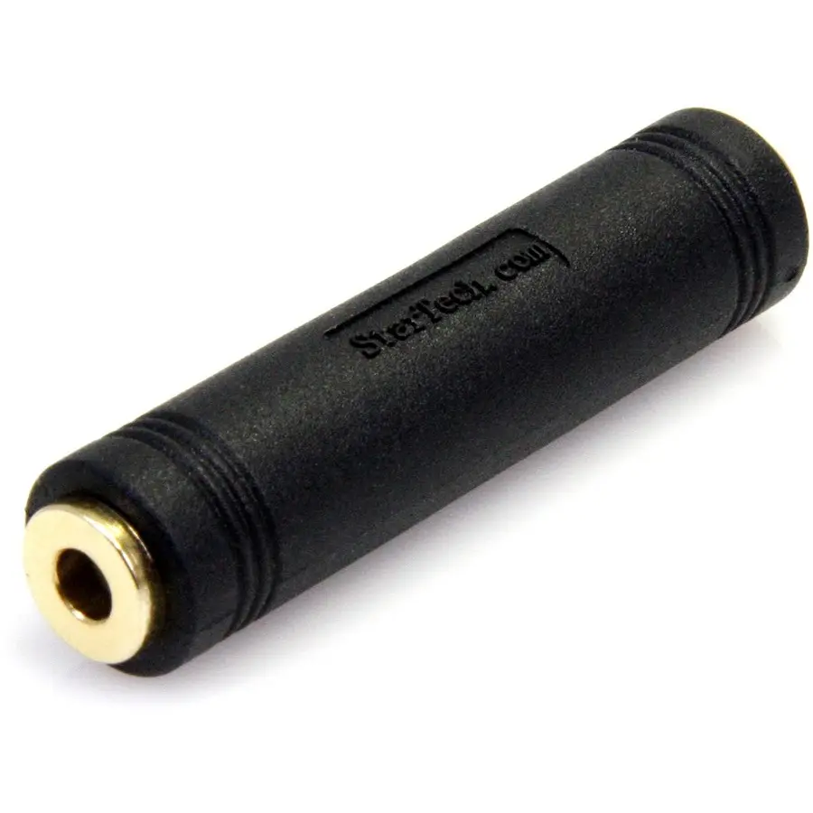 StarTech 3.5 mm to 3.5 mm Audio Coupler - Female to Female - PVC, Phone Accessories, Female Plug