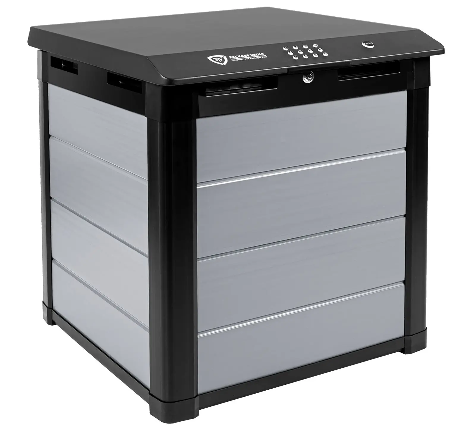 Package Vault- Robust Delivery Storage with Smart Bluetooth Lock, mobile phone App ready access control (Package Theft Prevention Solution)