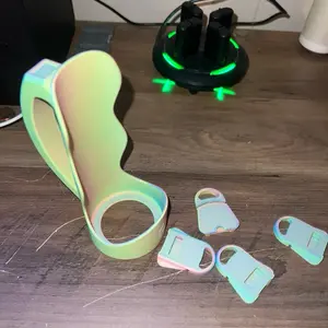 Slim can holder with can opener