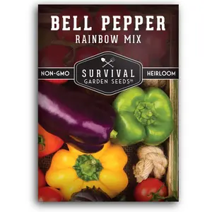 Rainbow Bell Pepper Seed Mix - Colorful Bell Pepper Mix