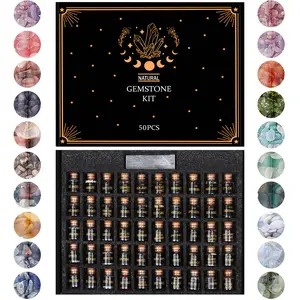 Ultimate Wiccan Gift Set: 2026 Collection of 50 Unique Crystal Bottles  This exquisite stone & crystal set is perfect for rituals, spells, and mystical decor. A must-have collection for practitioners and a truly magical gift idea.