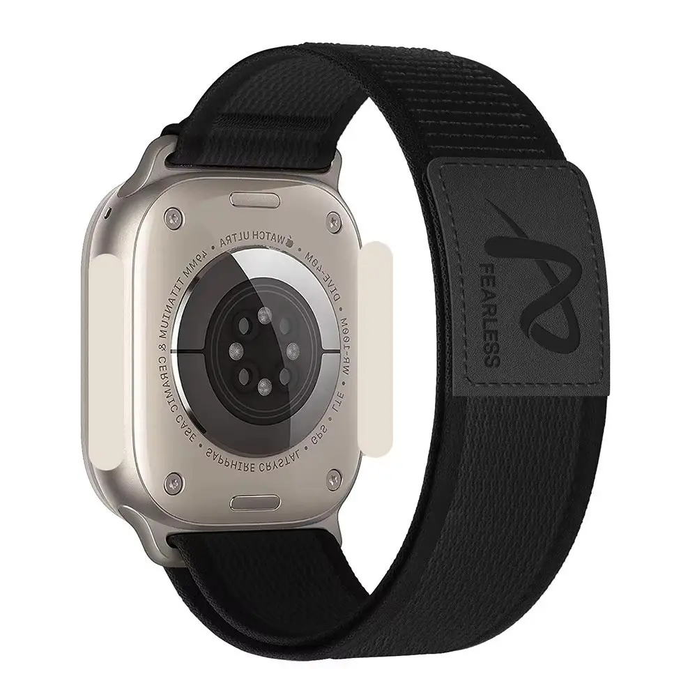 Nylon Fabric Magnetic Watch Band, Wearable Accessory with Magnetic Close Secure Closure, Durable Breathable Stylish Fit for 38-49mm Large Smart Watches, Ideal for Active Lifestyle