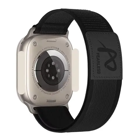 Nylon Fabric Magnetic Watch Band, Wearable Accessory with Magnetic Close Secure Closure, Durable Breathable Stylish Fit for 38-49mm Large Smart Watches, Ideal for Active Lifestyle