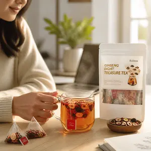 Eight Treasure Herbal Tea for Daily Routine Natural Sweet Taste Easy Brew Wellness Tea Bags