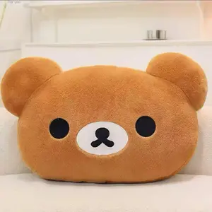 Cute Rilakkuma Plush Warm Hand Pillow Cartoon Bear Soft Stuffed Toy Peluche Cushion Birthday Gift