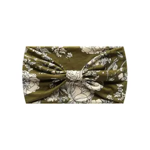 Women's Headband Fashionable Headband Floral Wide Headband Non-Slip Yoga Hairband for Summer Sports