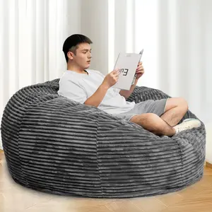 Lamerge Large Bean Bag Chair for Adults, Giant Beanbag Chairs with Memory Foam Filled,Ultra Soft Lazy Sofa for Living Room Bedroom