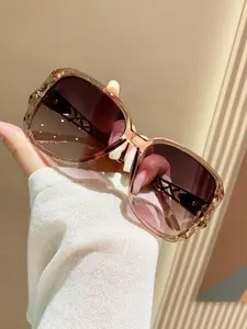 Unisex Large Frame Fashion Sunglasses, Elegant Style for Travel, Sports, Driving, Festivals, Beach, Summer Accessories